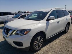 Salvage cars for sale at Antelope, CA auction: 2017 Nissan Pathfinder S