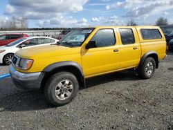 Nissan salvage cars for sale: 2000 Nissan Frontier Crew Cab XE