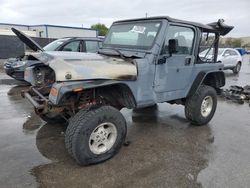 Jeep salvage cars for sale: 2002 Jeep Wrangler / TJ Sport