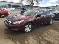 2010 Honda Accord LX en venta en Albuquerque, NM