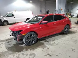 Salvage cars for sale at Moncton, NB auction: 2018 Honda Civic Sport