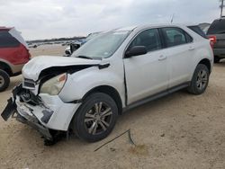 Salvage cars for sale at San Antonio, TX auction: 2012 Chevrolet Equinox LS