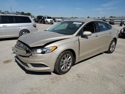 Salvage cars for sale at Harleyville, SC auction: 2017 Ford Fusion SE