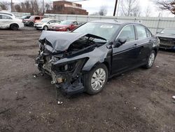 Salvage cars for sale at New Britain, CT auction: 2012 Honda Accord LX