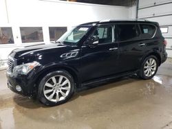 Salvage cars for sale at Blaine, MN auction: 2012 Infiniti QX56