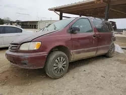 Salvage cars for sale at Tanner, AL auction: 2002 Toyota Sienna CE