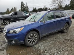 Subaru Vehiculos salvage en venta: 2015 Subaru Outback 2.5I Limited