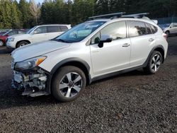 Salvage cars for sale at Graham, WA auction: 2014 Subaru XV Crosstrek 2.0I Hybrid Touring