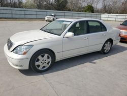 Salvage cars for sale at Augusta, GA auction: 2004 Lexus LS 430