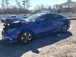 Salvage cars for sale at Augusta, GA auction: 2020 Honda Civic LX