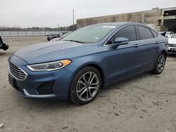 Salvage cars for sale at Fredericksburg, VA auction: 2019 Ford Fusion SEL