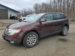 Salvage cars for sale at East Granby, CT auction: 2009 Ford Edge Limited