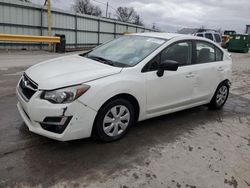 Salvage cars for sale at Lebanon, TN auction: 2016 Subaru Impreza