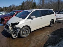 Salvage cars for sale at Cookstown, ON auction: 2017 Toyota Sienna XLE