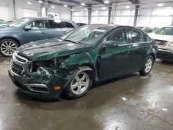 Salvage cars for sale at Ham Lake, MN auction: 2015 Chevrolet Cruze LT