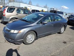 Salvage cars for sale at Portland, OR auction: 2010 Honda Civic Hybrid