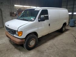 Ford salvage cars for sale: 2005 Ford Econoline E350 Super Duty Van