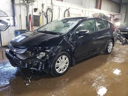 Salvage cars for sale at Elgin, IL auction: 2011 Honda Insight LX