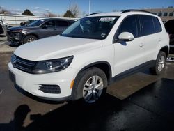 Salvage cars for sale at Littleton, CO auction: 2017 Volkswagen Tiguan S