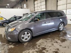 Salvage cars for sale at Blaine, MN auction: 2012 Honda Odyssey Touring