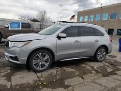 Salvage cars for sale at Littleton, CO auction: 2017 Acura MDX Technology