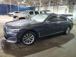 Salvage cars for sale at Woodhaven, MI auction: 2020 BMW 740 XI