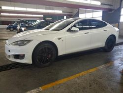 Salvage cars for sale at Dyer, IN auction: 2013 Tesla Model S