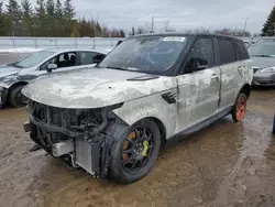 Salvage cars for sale at Bowmanville, ON auction: 2021 Land Rover Range Rover Sport SE