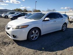 Salvage cars for sale at Sacramento, CA auction: 2012 Acura TSX Tech