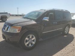 Salvage cars for sale at Andrews, TX auction: 2014 Nissan Armada Platinum