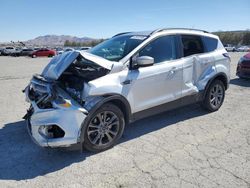 Salvage cars for sale at Las Vegas, NV auction: 2017 Ford Escape SE