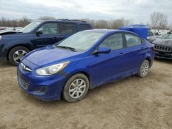 Salvage cars for sale at Bridgeton, MO auction: 2013 Hyundai Accent GLS