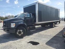 Salvage trucks for sale at Jacksonville, FL auction: 2017 Ford F650 Super Duty