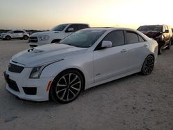 Salvage cars for sale at San Antonio, TX auction: 2016 Cadillac ATS-V