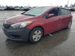 Carros salvage a la venta en subasta: 2016 KIA Forte LX