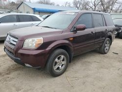 Salvage cars for sale at Wichita, KS auction: 2007 Honda Pilot EXL