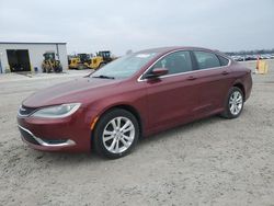 Salvage cars for sale at Lumberton, NC auction: 2015 Chrysler 200 Limited