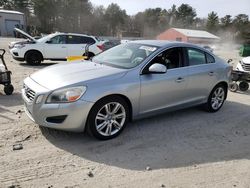 Salvage cars for sale at Mendon, MA auction: 2013 Volvo S60 T6