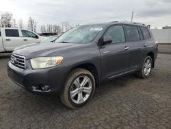 Salvage cars for sale at Portland, OR auction: 2008 Toyota Highlander Limited