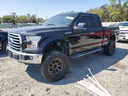 Salvage trucks for sale at Riverview, FL auction: 2015 Ford F150 Super Cab