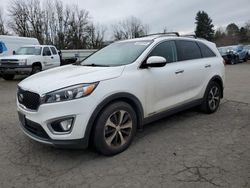 Salvage cars for sale at Portland, OR auction: 2016 KIA Sorento EX