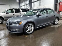 Salvage cars for sale at Ham Lake, MN auction: 2013 Volkswagen Passat SEL