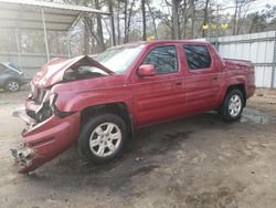 Salvage trucks for sale at Austell, GA auction: 2006 Honda Ridgeline RTS