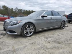 Salvage cars for sale at Seaford, DE auction: 2015 Mercedes-Benz S 550 4matic