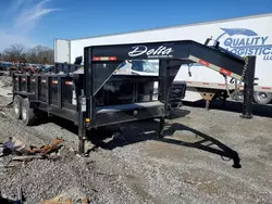 Salvage trucks for sale at Conway, AR auction: 2020 Delta Dump Trailer