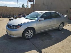 Salvage cars for sale at Gaston, SC auction: 2002 Toyota Camry LE