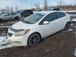 Salvage cars for sale at Montreal Est, QC auction: 2016 KIA Forte LX