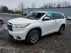 Salvage cars for sale at auction: 2016 Toyota Highlander XLE