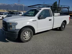 Salvage trucks for sale at Rancho Cucamonga, CA auction: 2016 Ford F150