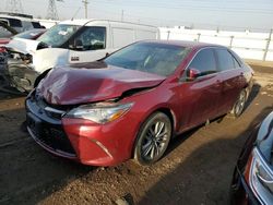 Salvage cars for sale at Elgin, IL auction: 2016 Toyota Camry LE